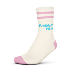 Pink and Green Retro Crew Sock